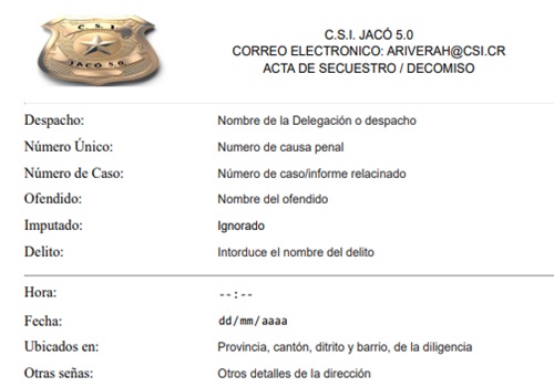 Acta de decomiso
