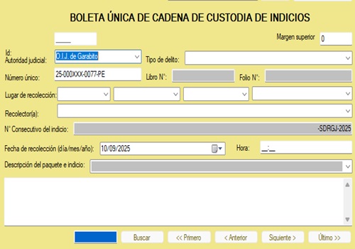 Cadena de custodia